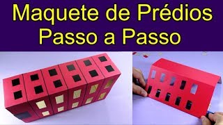 Como Fazer os Prédios da Nova Maquete  Passo a Passo [upl. by Evered]