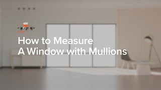 How to Measure a Window with Mullions for Roller Shades  Fabtex [upl. by Venice]