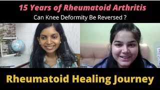 Can knee Deformity be Reversed   and her RA Medication Experience [upl. by Samuela37]