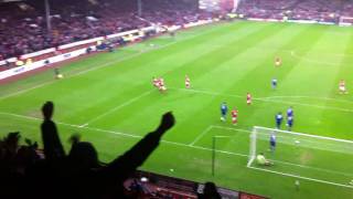 Nottingham Forest 2  1 Cardiff City Wes Morgan Goal [upl. by Kalikow]