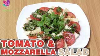 Tomato amp Mozzarella Salad Recipe  Video [upl. by Esac]