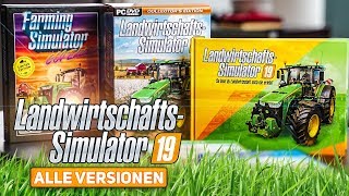 LS19 ALLE Versionen vom LandwirtschaftsSimulator 19 im Unboxing  Farming Simulator 19 [upl. by Akirdnwahs369]