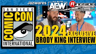 BRODY KING Interview w Ringside Collectibles Jazwares AEW San Diego ComicCon 2024 SDCC [upl. by Wein]