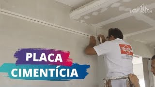 PLACA CIMENTICIA  O QUE É DICAS E COMO INSTALAR [upl. by Nissensohn]