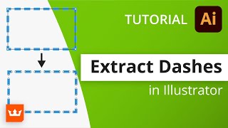 How to Extract Dashes in Illustrator  PathScribe for Adobe Illustrator [upl. by Zadack]