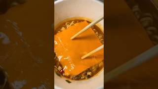 making shin noodles with buldak cheese asmr koreanfood [upl. by Aeduj234]