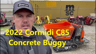 2022 Cormidi C85 Tracked Concrete Buggy [upl. by Sonafets28]