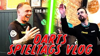 DARTS SPIELTAGS VLOG 🎯 Heimspiel gegen die Pfeileschmeisser 😱🔥  Döner Test bei Yunus Emre [upl. by Wilkens]