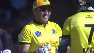 Virender Sehwag and kiccha sudeep highlights at KCC 2018 [upl. by Renie721]