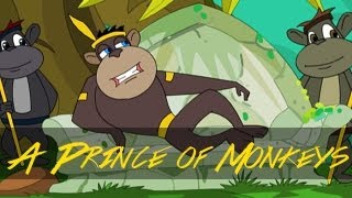 Moral Stories for Kids  Jataka Tales  A Prince of Monkeys [upl. by Pearlman]