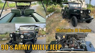 1960 Jeep Willys CJ3B  Jeep Restorations  Trolleys  Original Look  Moneysinghofficial [upl. by Psyche280]