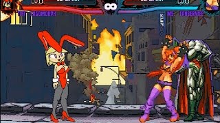 Mugen  Tiff Langomorph Vs Miss Fanservice Request [upl. by Gunner]