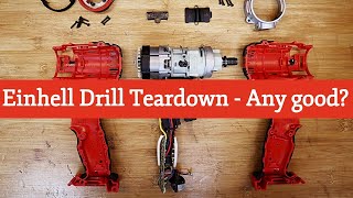 Einhell 18V PXC Brushless Hammer Drill Teardown  How good is this one [upl. by Attenauqa863]