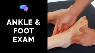 Ankle and Foot Examination  OSCE Guide  UKMLA  CPSA [upl. by Onailerua877]