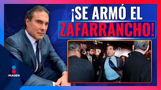 Eduardo Yáñez agrede a reportera y le quita su celular  Noticias con Francisco Zea [upl. by Ragucci]