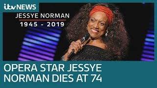 Grammywinning opera singer Jessye Norman dies aged 74  ITV News [upl. by Kabob]