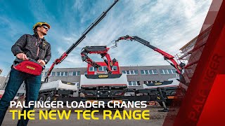 The New TEC Range of PALFINGER Loader Cranes [upl. by Scheld764]