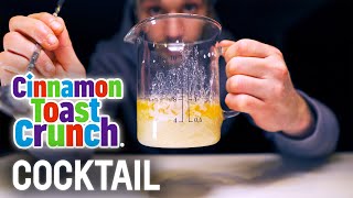 Cinnamon Toast Crunch Clarified Milk Punch  Cocktail Recipe [upl. by Haya35]