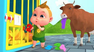 Animal Dance Song  Farm Animals Cartoon for Kids  Super Sumo Nursery Rhymes amp Kid Song [upl. by Bald]