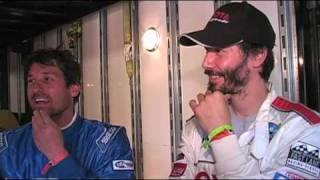 Racing advice from Keanu Reeves Adrien Brody and Patrick Dempsey [upl. by Alhan]