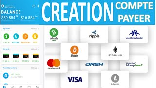 PAYEER Comment ouvrir un compte Payeer  Envoyer recevoir cryptomonnaies [upl. by Ahsanat282]