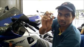 DIY Yamaha R1 Coolant Hose Leak FIX with Epoxy Sealant M Seal [upl. by Ver188]