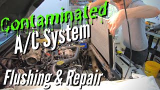 How To PROPERLY Flush and Recharge A Contaminated AC System [upl. by Ettolrahc907]