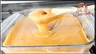 HAZ DULCE DE LECHE CASERO  CON 3 INGREDIENTES  FÁCIL Y RAPIDO [upl. by Swirsky]