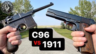 Mauser C96 “Broomhandle” vs “OG” 1911 US Army [upl. by Flor101]