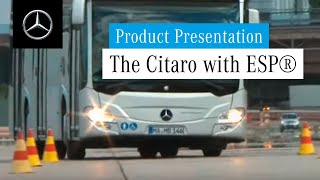 Product Presentation The Citaro with ESP®  MercedesBenz Buses [upl. by Lipman]