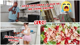 vlog 😣 tenemos que hacer obras de nuevas en la cocinaensalada de veranoquejas 🤣 [upl. by Ru978]