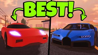 BEST Vehicles in Roblox Jailbreak 2024 [upl. by Tikna624]