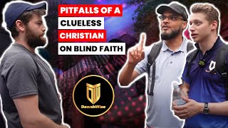 Pitfalls of a Clueless Christian on Blind Faith  Hashim amp Ismael  Speakers Corner [upl. by Fezoj]