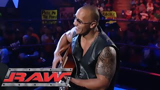 Hollywood Rock Is Leaving Sacramento The Rock Concert  Monday Night RAW [upl. by Zildjian]