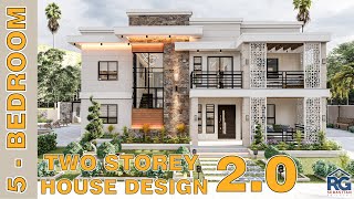 5 Bedroom Two Storey House Design 20 [upl. by Lorraine]