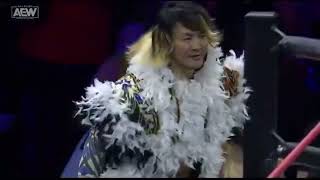 HIROSHI TANAHASHI Entrance AEW Collision May252024 [upl. by Atilef184]