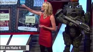 Charissa Thompson Black Tights 11 01 12 HD [upl. by Polinski]