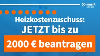 ACHTUNG Jetzt bis zu 2000 € Heizkostenzuschuss beantragen Öl Kohle Pellets usw [upl. by Akerley]