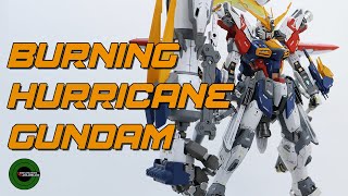 GUNPLA CUSTOM BUILD  MG 1100 Burning Hurricane Gundam  Cervantes Calibur [upl. by Fauch]