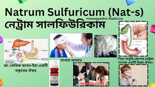 Natrum Sulfuricum  Natrum Sulf  NatS  নেট্রাম সালফ  Materia Medica  Learn NatS easily [upl. by Allrud]