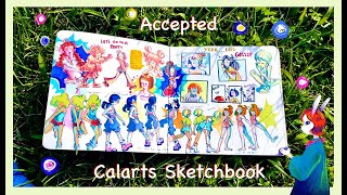 Accepted Calarts Sketchbook [upl. by Annawaj768]