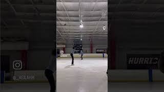 Trying backwards crossovers again 🥴 figureskating figureskate learntoskate adultfigureskating [upl. by Aenat]