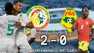 Débrief  Sénégal 2  0 Guinée  Les lions du Sénégal on fait un 3 sur 3 historique dans ce Groupe C [upl. by Notsua]