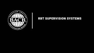 RBT Supervision Systems [upl. by Eelatan]