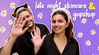 Late Night Skincare amp Gupshup  Aashna Hegde [upl. by Jojo543]