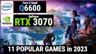 Core 2 Quad Q6600 vs 11 Games in 2023 [upl. by Eatnod714]