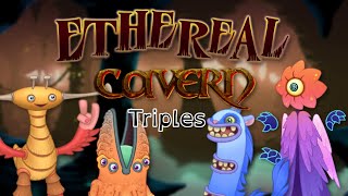 My Singing Monsters Arcane Horizons  Ethereal Cavern  Triples [upl. by Katonah]