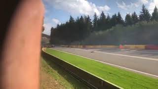 INCIDENTE FORMULA 2 SPA 2019 [upl. by Yenahs]