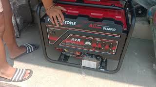 BlackStone Gasoline Generator 6KVA BS6800D Push Button Start [upl. by Whittemore447]