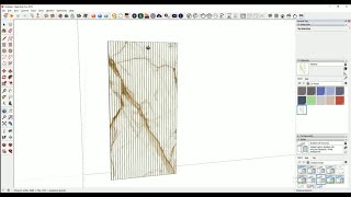 HOW TO MAKE FLUTED MARBLE LOUVERS IN SKETCHUP [upl. by Perretta3]